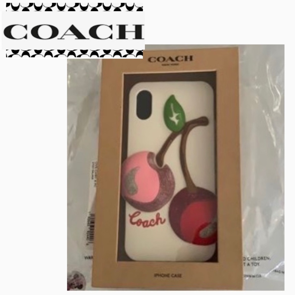 Authentic Coach- OVS Cherry X PC- I-Phone Case!